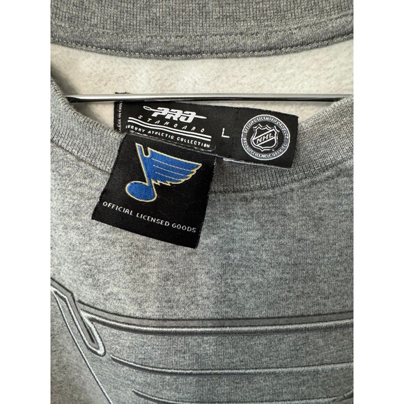 PRO STANDARD NHL ST LOUIS BLUES PREMIUM CREWNECK PULLOVER LARGE - Picture 5 of 7